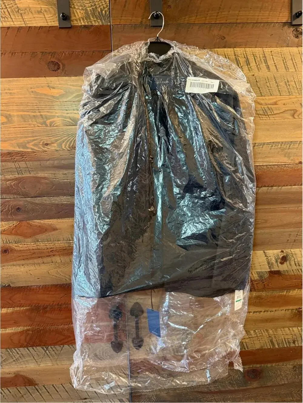 Cole Haan Dark Charcoal Zip-Front Shirt Jacket